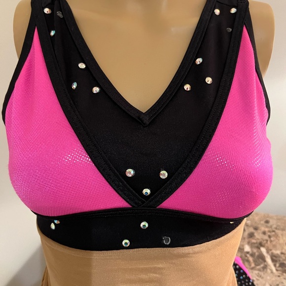 “Show off” vibrant Jazz costume with Swarovski rhinestones - Picture 4 of 7